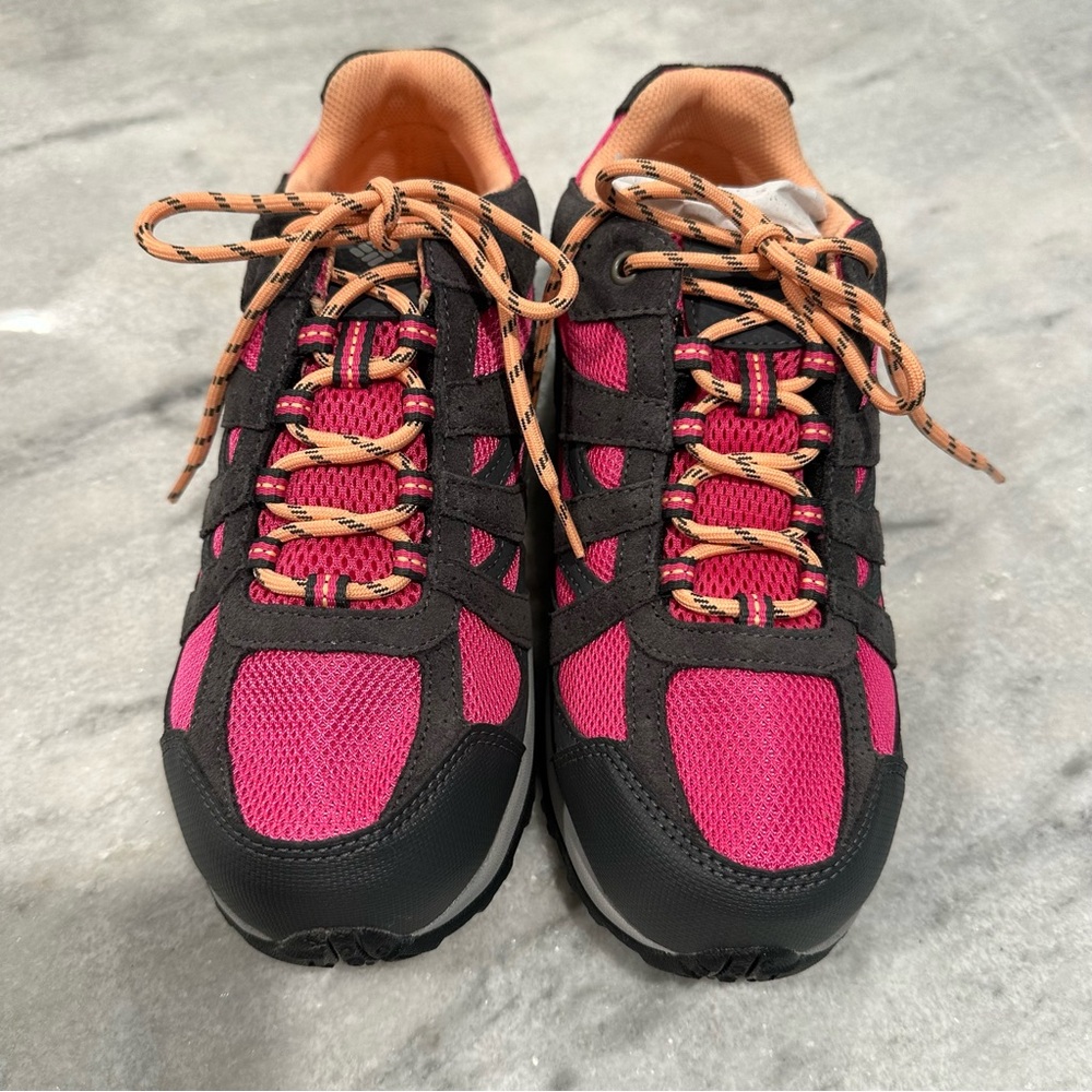 Columbia Women’s Redmond Low Shoe Hiking Boots Waterproof Pink Grey Size 39